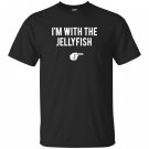 Im with jellyfish halloween costume funny couples T-shirt