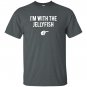 Im with jellyfish halloween costume funny couples T-shirt