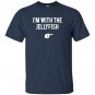 Im with jellyfish halloween costume funny couples T-shirt