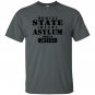 Insane asylum inmate halloween costume T-shirt