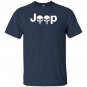 Jeep logo with punisher skulls 4x4 off road wrangler T-shirt