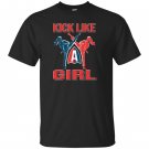 Kick like funny karate battle kickboxing T-shirt