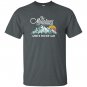 Mountains are calling i must go retro 80s vibe T-shirt
