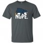 Nope relaxed not today funny lazy penguin nope T-shirt