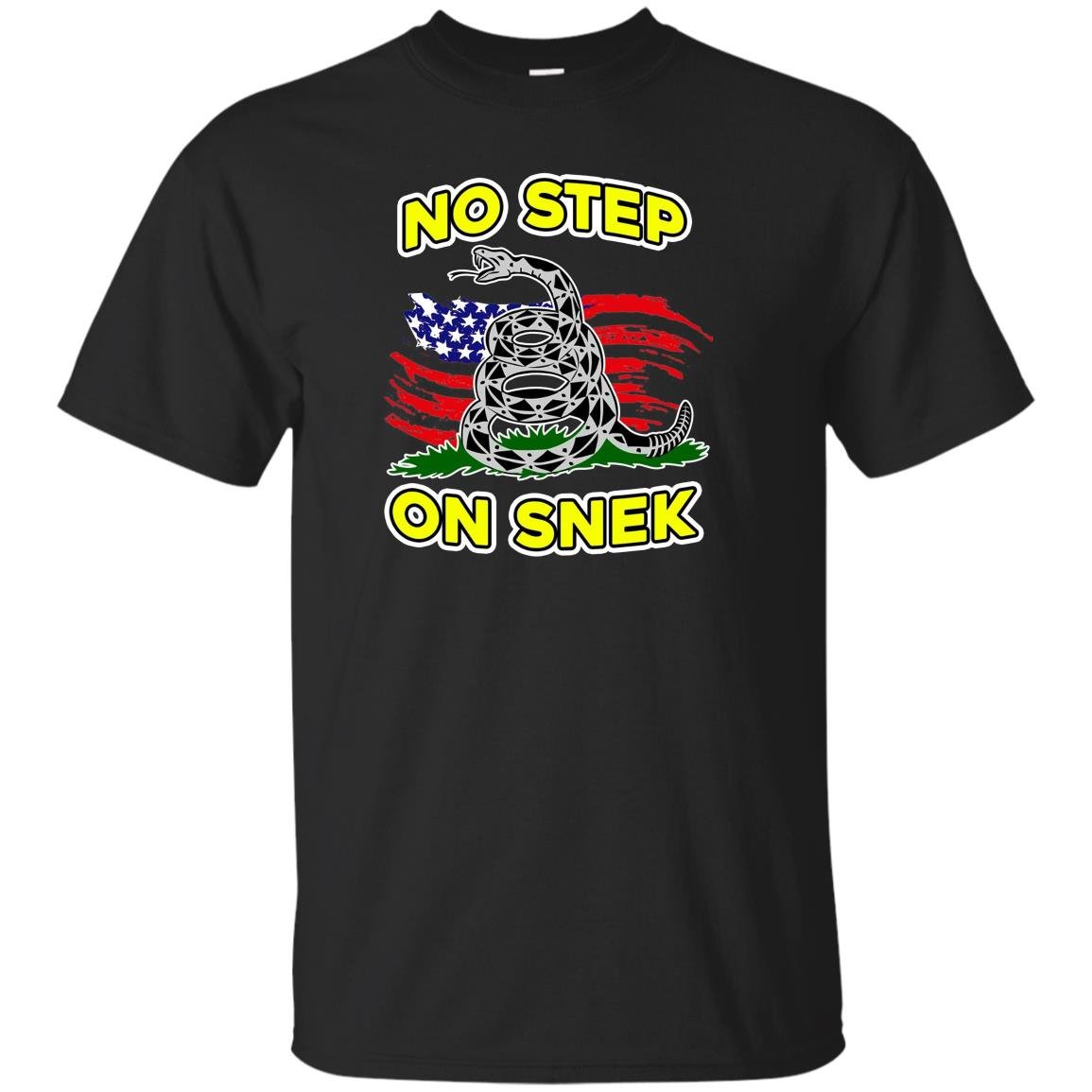 No step on snek funny meme dont tread on me parody T-shirt