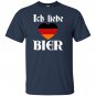 Oktoberfest ich liebe bier love T-shirt