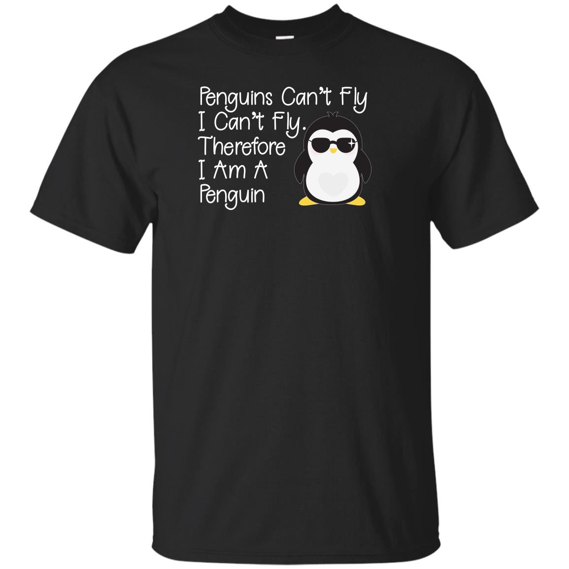 Penguins can&acirc;��t fly penguin penguin T-shirt