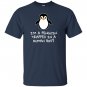 Penguin trapped human body T-shirt