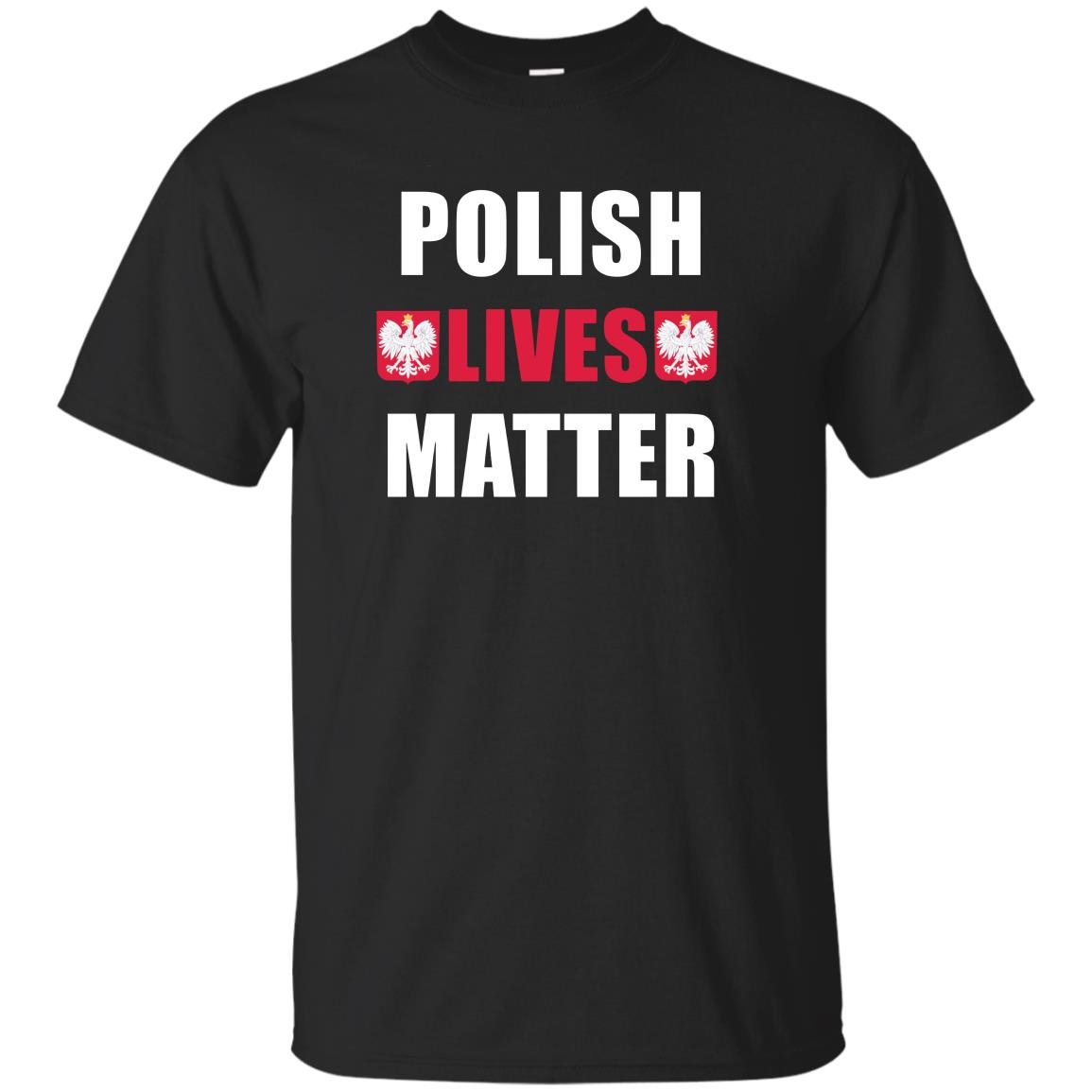 Polish lives matter with flag ornaments T-shirt