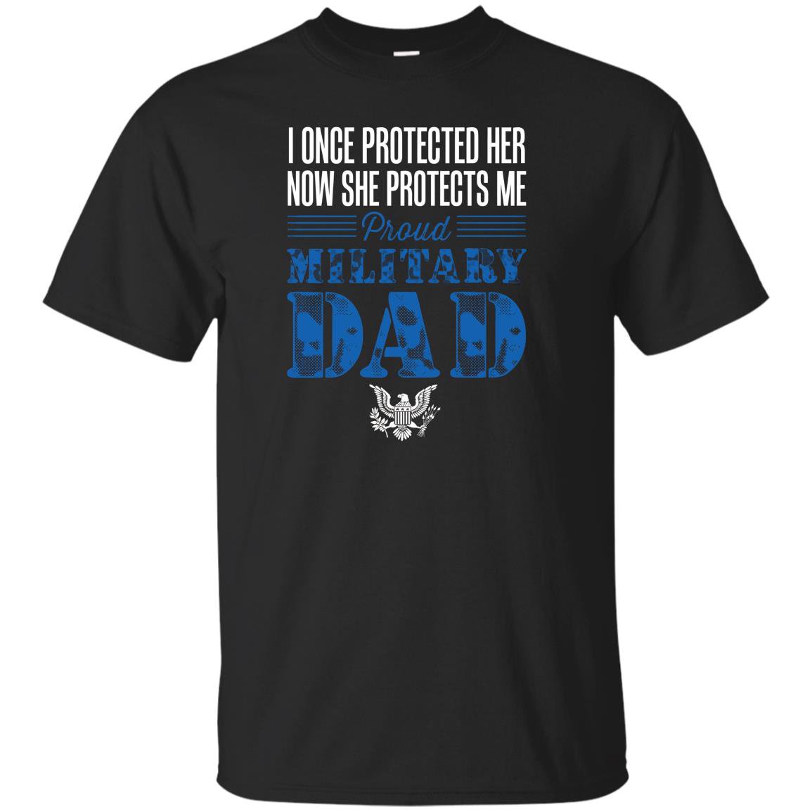 Proud military dad daughter soldier air force T-shirt
