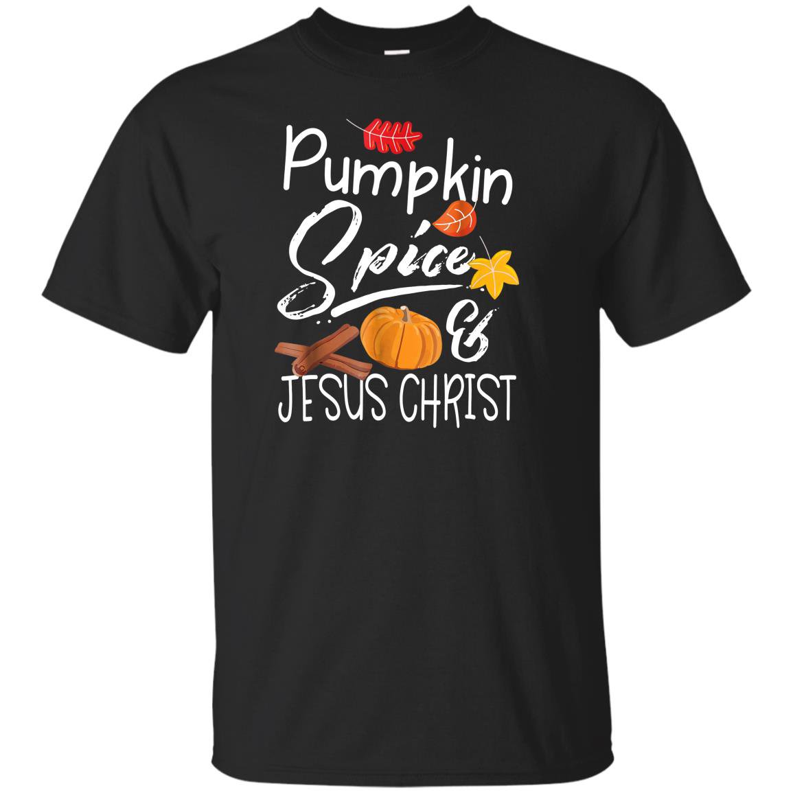 Pumpkin spice and jesus christ fall T-shirt