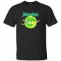 Rick morty portal glow lightning logo T-shirt