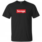 Savage box logo T-shirt
