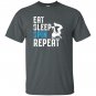 Spinning indoor cycling repeat T-shirt