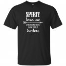 Spirit lead me trust christian arrow borders T-shirt