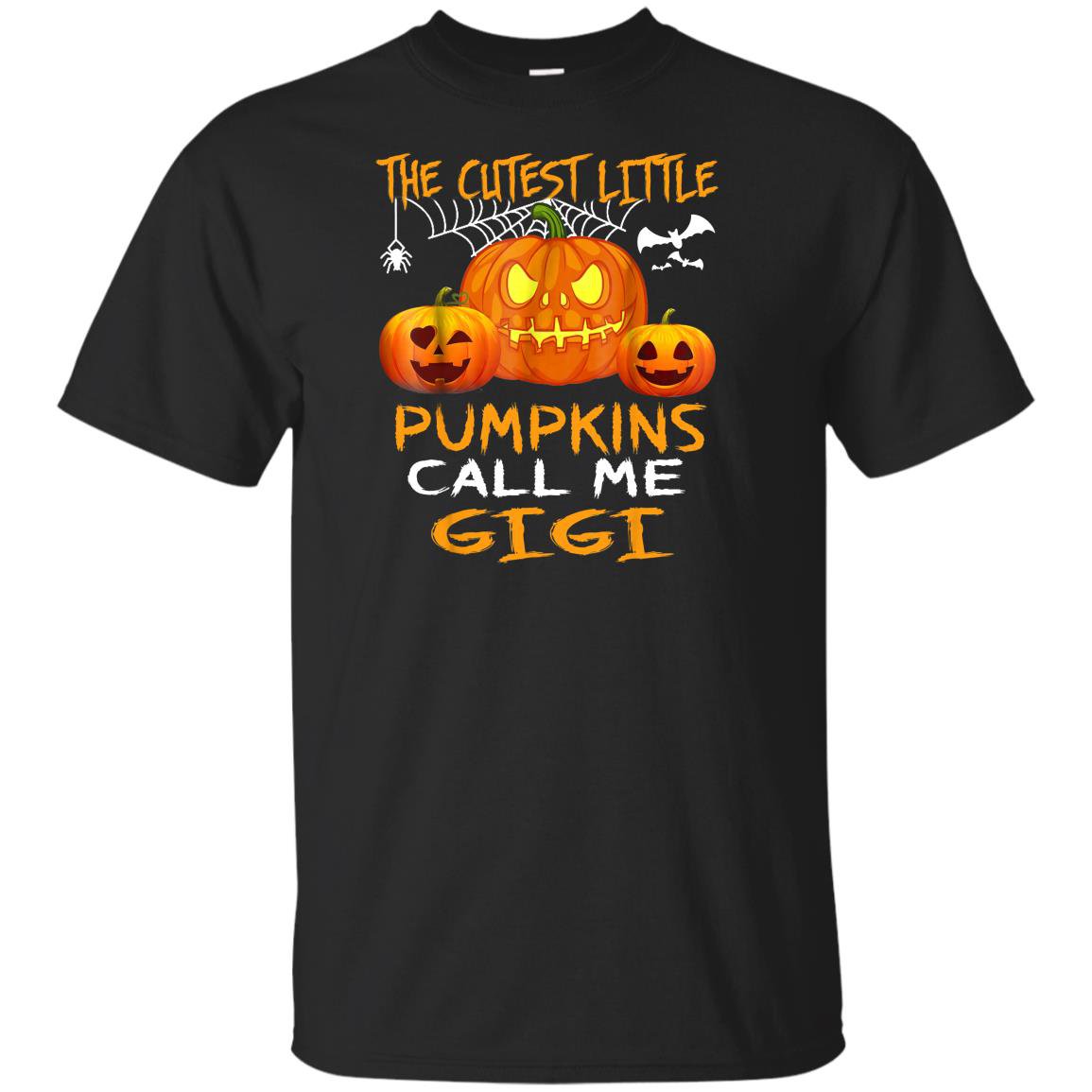 The cutest little pumpkins call me gigi halloween T-shirt