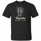 Treejection funny disc golf T-shirt