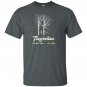 Treejection funny disc golf T-shirt