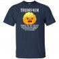 Trumpkin orange on the outside hollow on the inside T-shirt