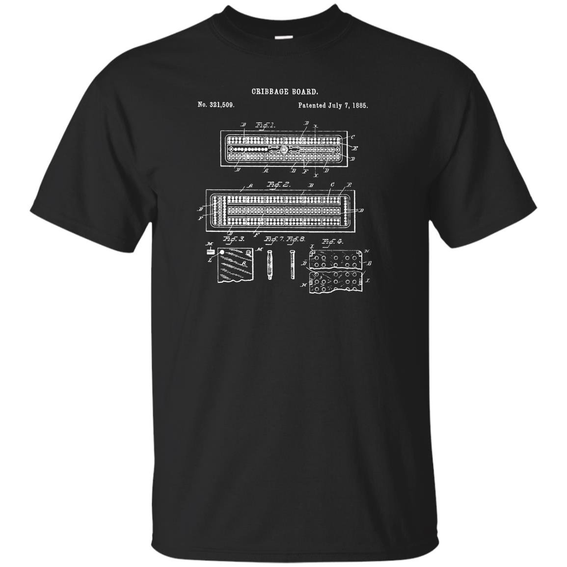 Vintage cribbage board design T-shirt