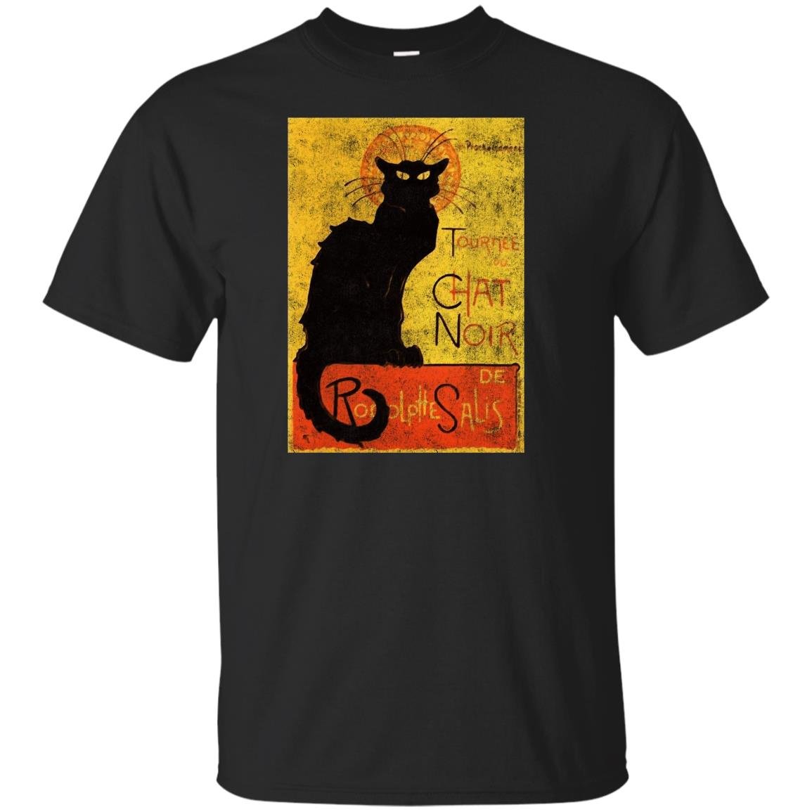 Vintage tournee du chat noir cat halloween T-shirt