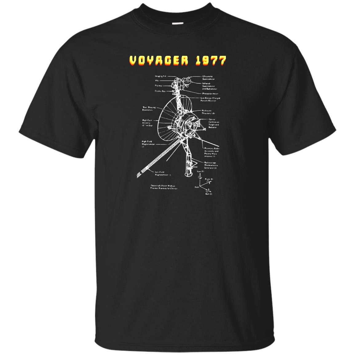 Voyager space probe nasa 1977 mission T-shirt