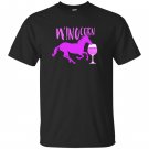 Winocorn drinking wine funny unicorn T-shirt