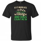 Hiking involves heather T-shirt