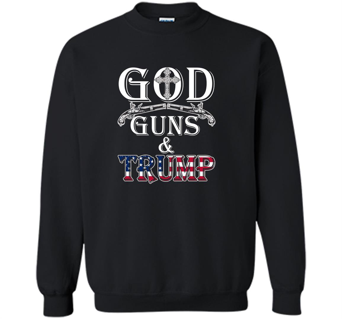 2nd amendment god guns trump premium republican Sweatshirt