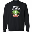 2nd wedding anniversary baseball couple gift Sweatshirt