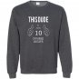 10 year old boy gifts officially double digits Sweatshirt