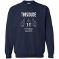 10 year old boy gifts officially double digits Sweatshirt
