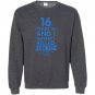 16 years of marriage 16th anniversary gift Sweatshirt