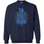 16 years of marriage 16th anniversary gift Sweatshirt