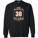 30th wedding anniversary just married 30 years ago Sweatshirt