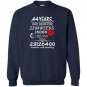 44th wedding anniversary 44 years vintage gift Sweatshirt