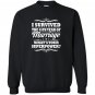 45th wedding anniversary gift ideas i survived Sweatshirt