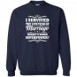 45th wedding anniversary gift ideas i survived Sweatshirt