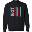 1837 chicago flag illinois Sweatshirt