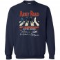Abbey road 50th anniversary the beatles signatures 1969 2019 Sweatshirt
