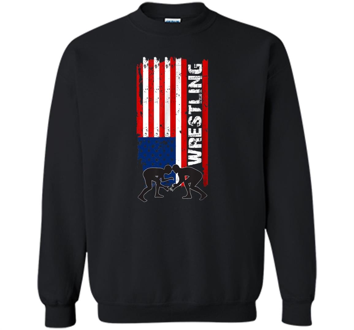 American flag wrestling usa flag wrestling Sweatshirt