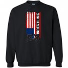 American flag wrestling usa flag wrestling Sweatshirt