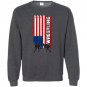 American flag wrestling usa flag wrestling Sweatshirt