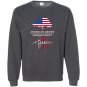 American grown with denmark danish roots Sweatshirt
