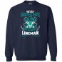 An old man who is also a lineman lineman Sweatshirt