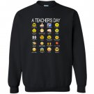 A teachers day funny emoji teacher gift Sweatshirt