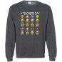 A teachers day funny emoji teacher gift Sweatshirt