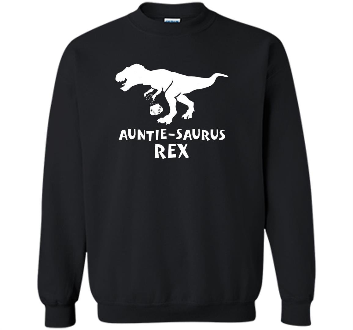 Auntie saurus rex funny dinosaur auntiesaurus Sweatshirt