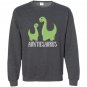 Auntiesaurus auntie saurus dinosaur Sweatshirt