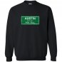 Austin city limits population full cas Sweatshirt